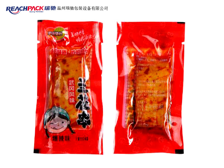 山东双粒豆干拉伸膜真空包装